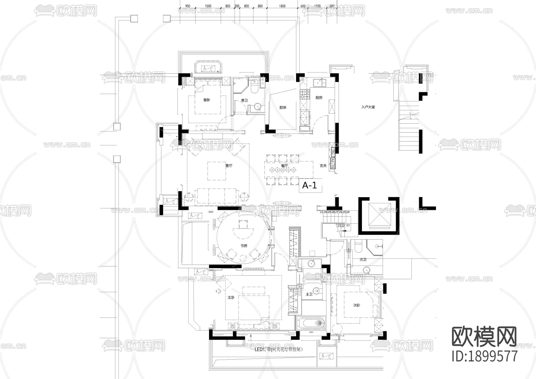 乡村施工图下载（渲染图4）