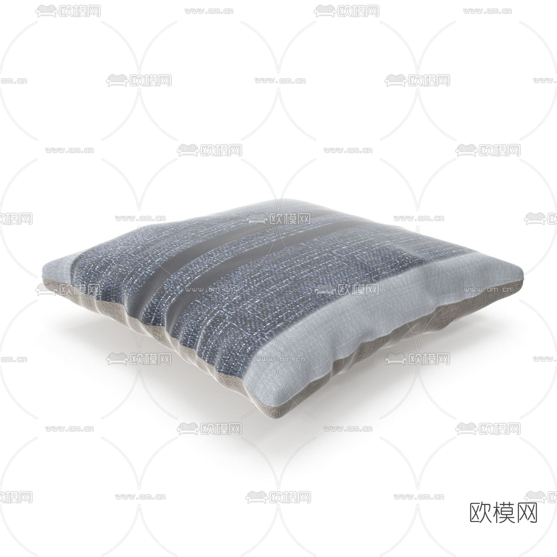 现代布艺抱枕免费3d模型下载