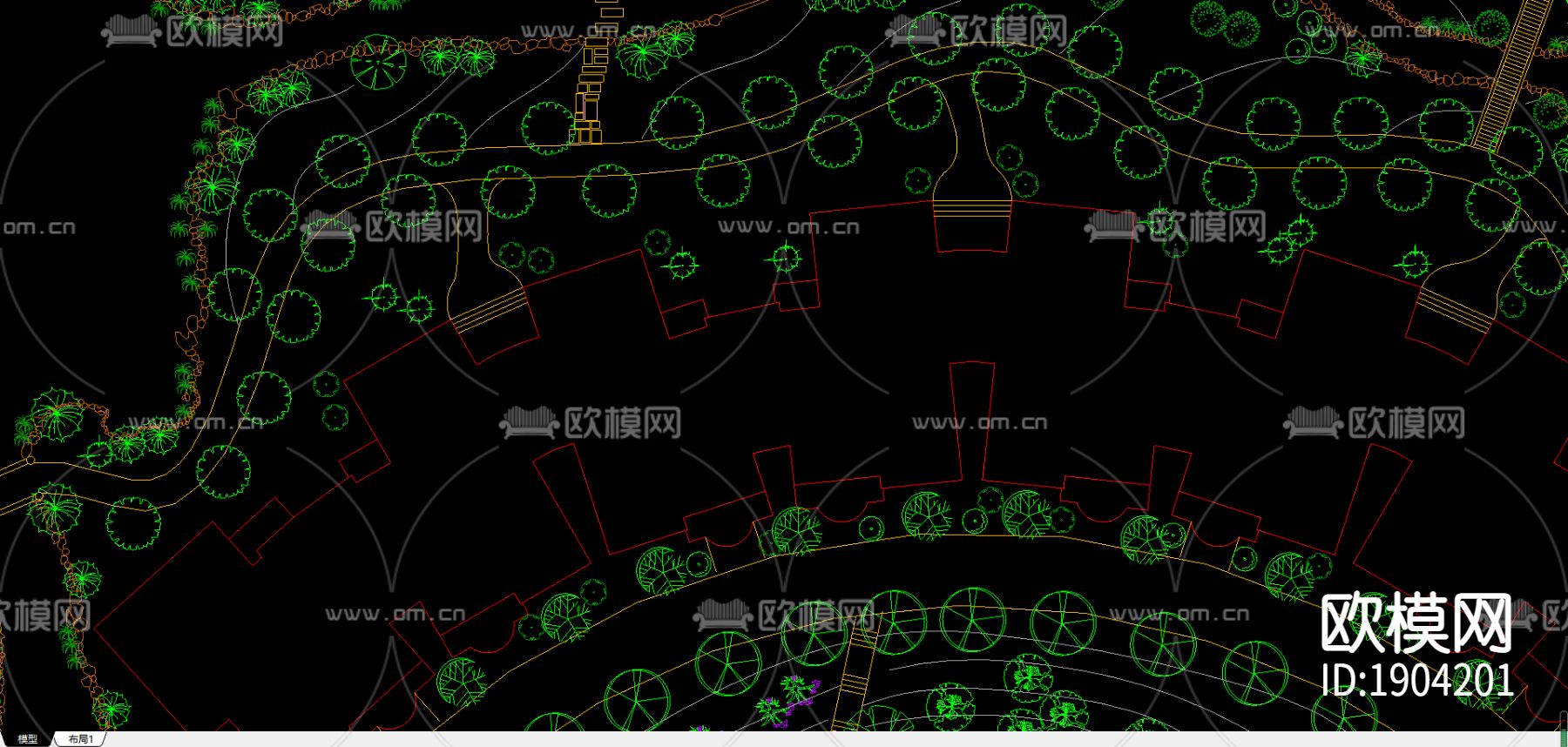 景观规划平面图下载
