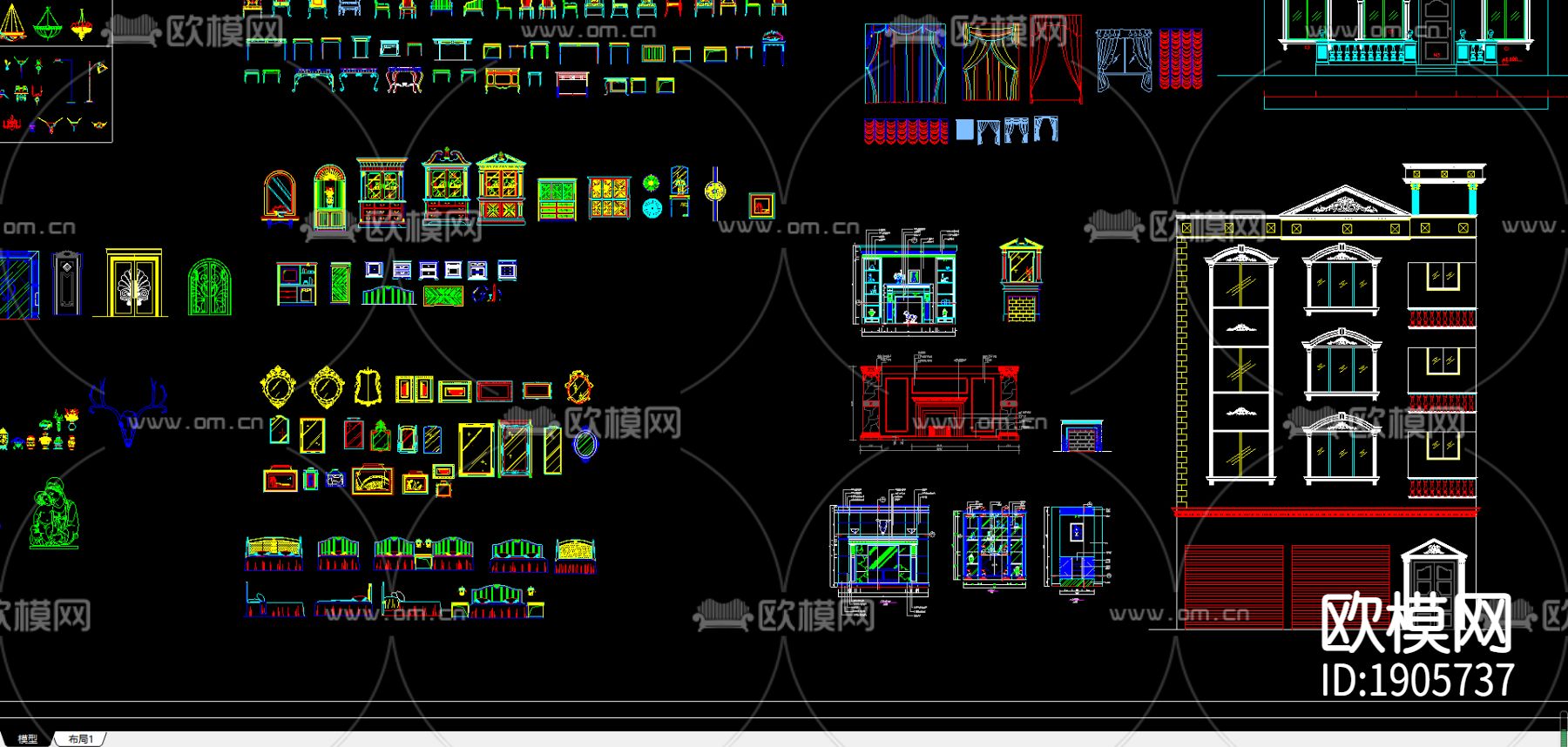 家具cad图库下载