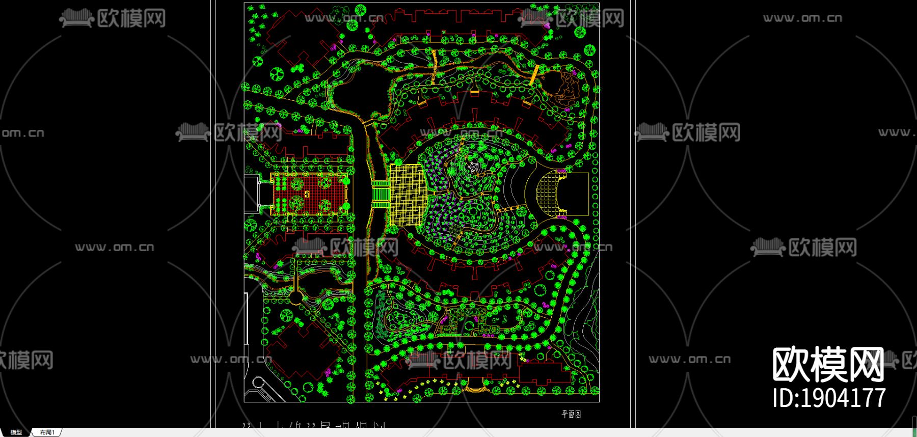 景观规划平面图下载