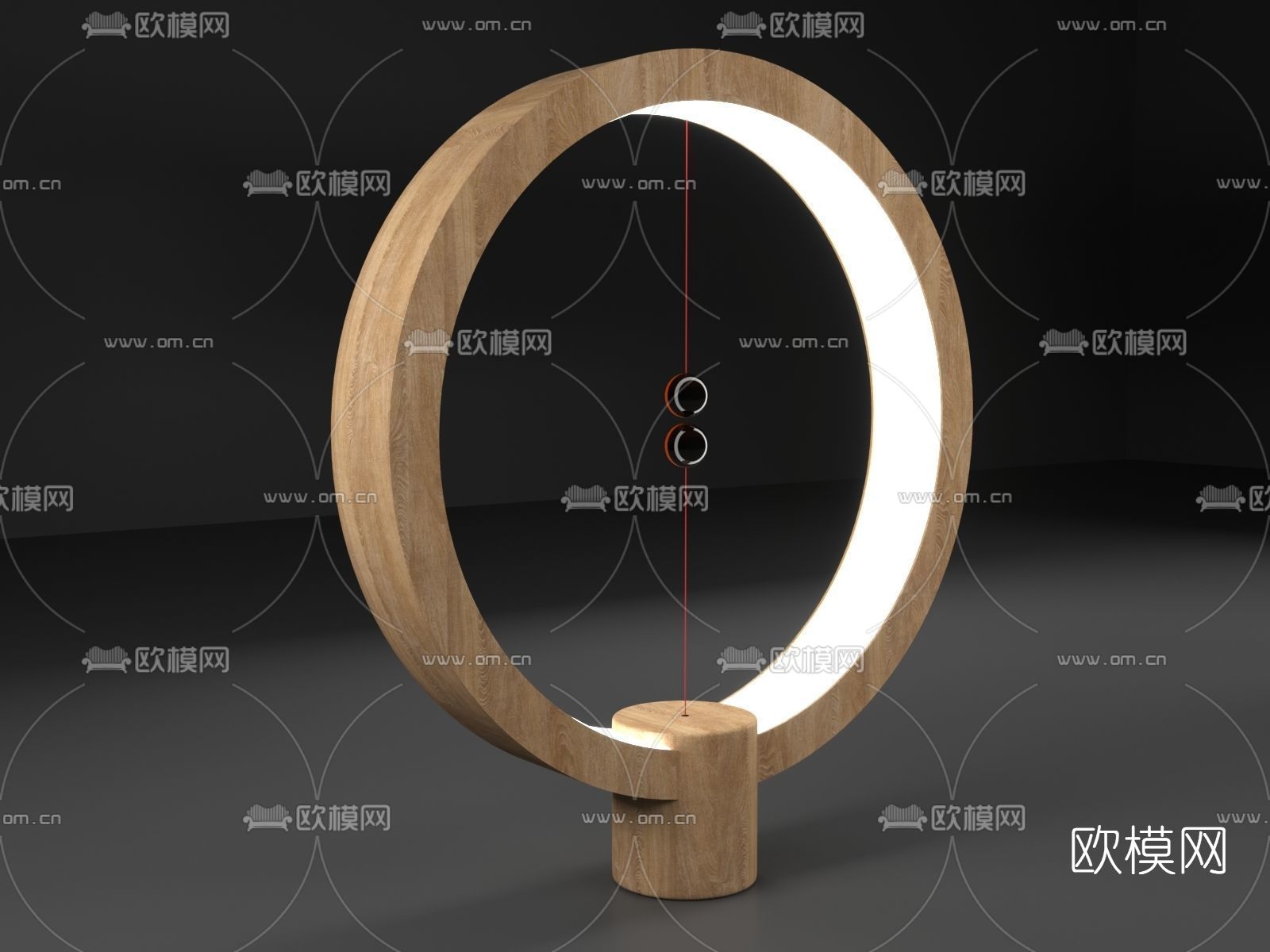 现代台灯免费3d模型下载