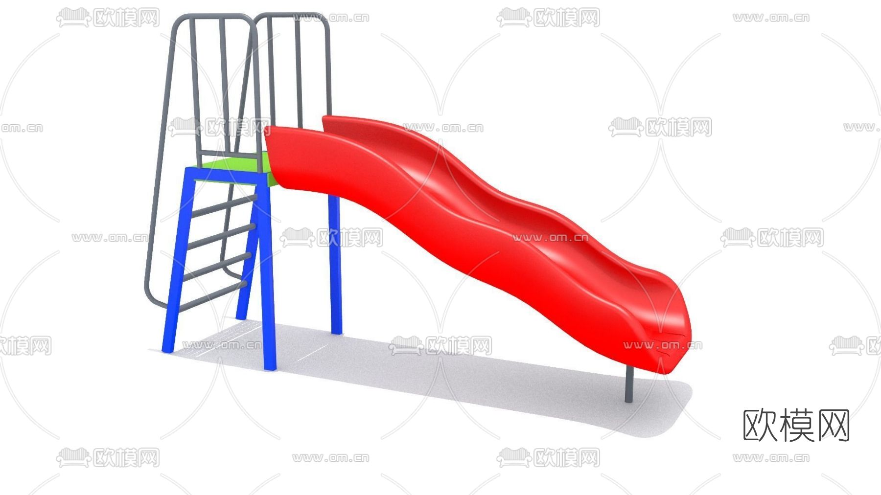 现代儿童娱乐设施免费3d模型下载
