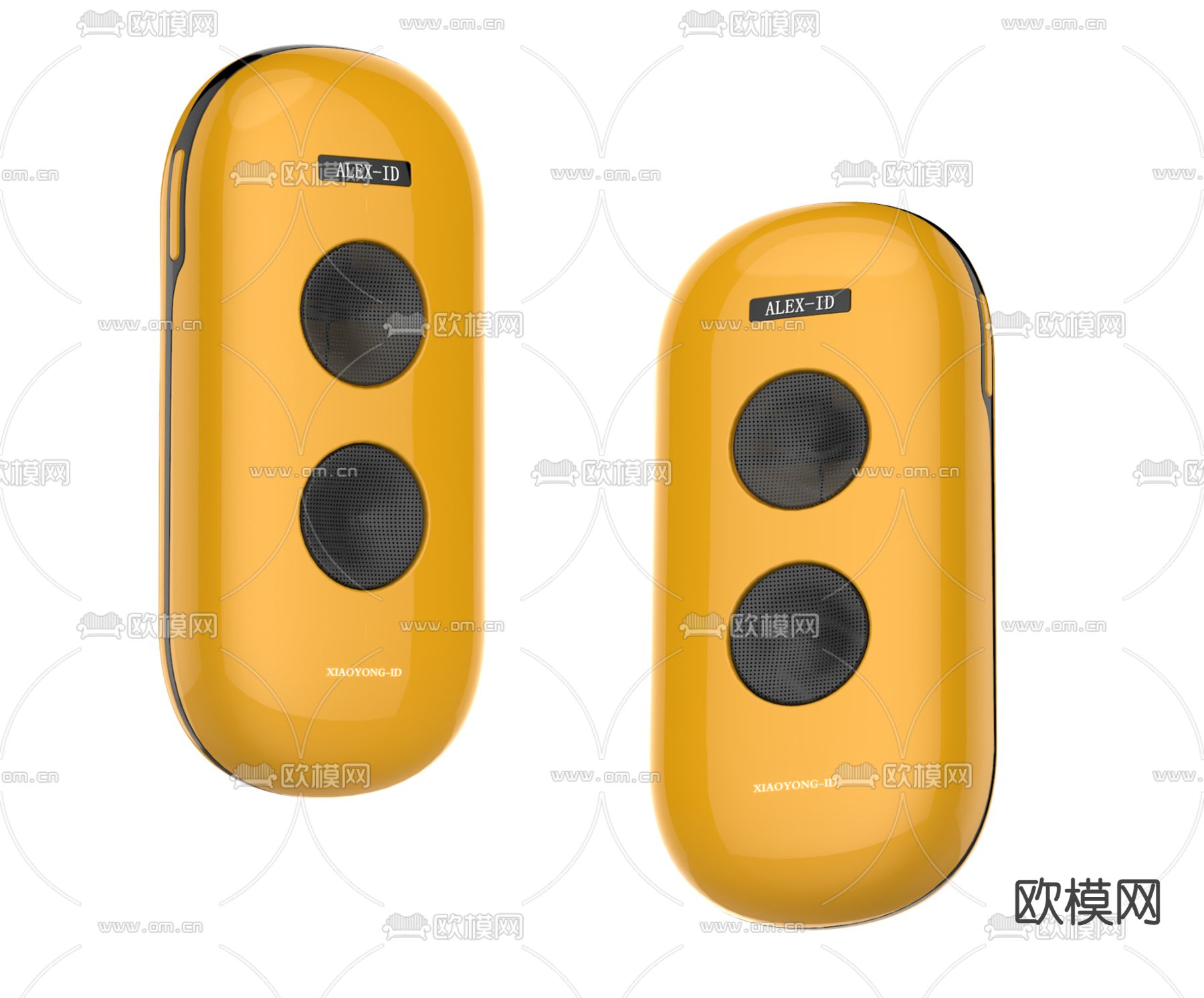 现代蓝牙音响3d模型下载