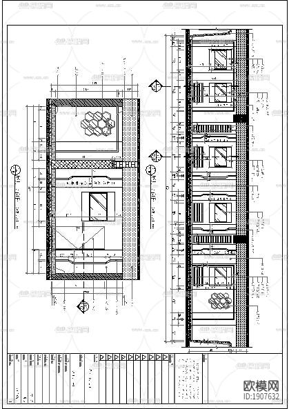 智享大健康展厅CAD施工图下载（渲染图1）