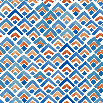  古风水彩图案锦鲤纹理 