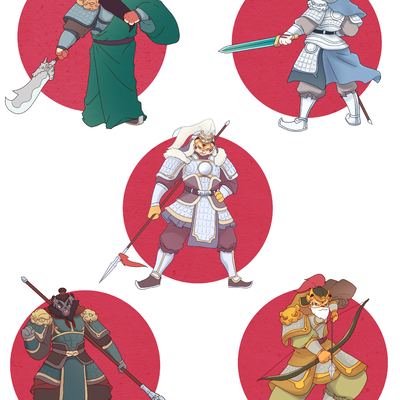  虎年小老虎萌虎卡通图案 