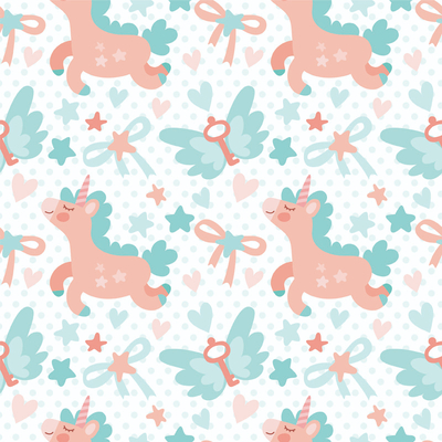  无缝卡通动物图案壁纸 