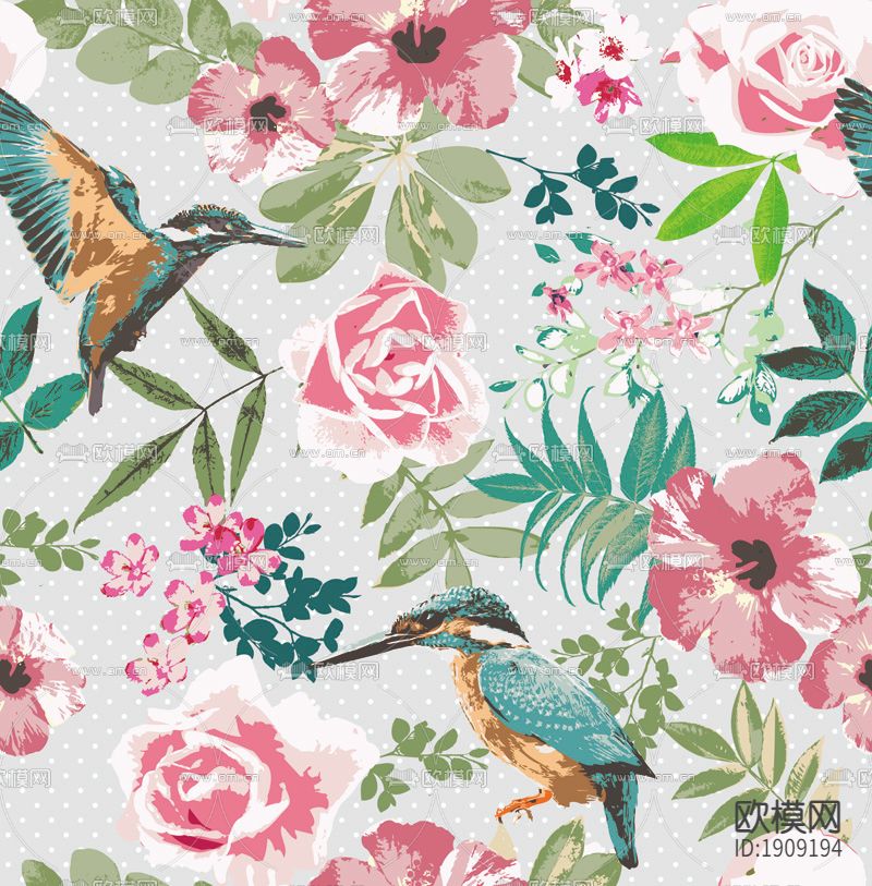 无缝卡通动物图案壁纸下载