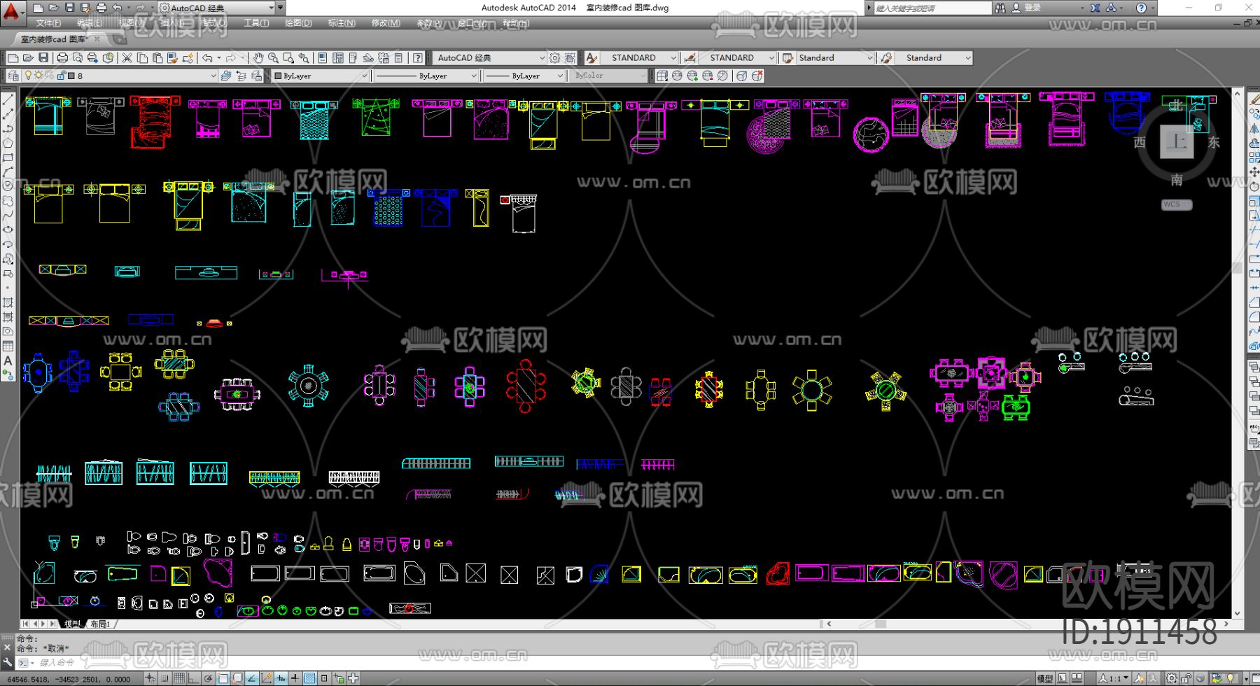 室内装饰CAD图库下载（渲染图7）