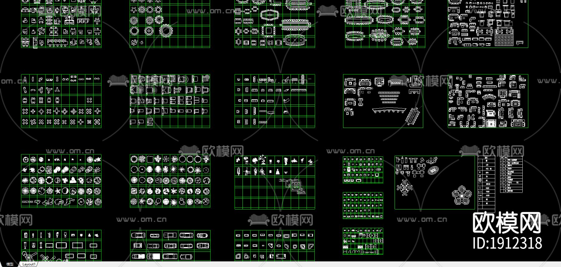 常用家居cad图库下载