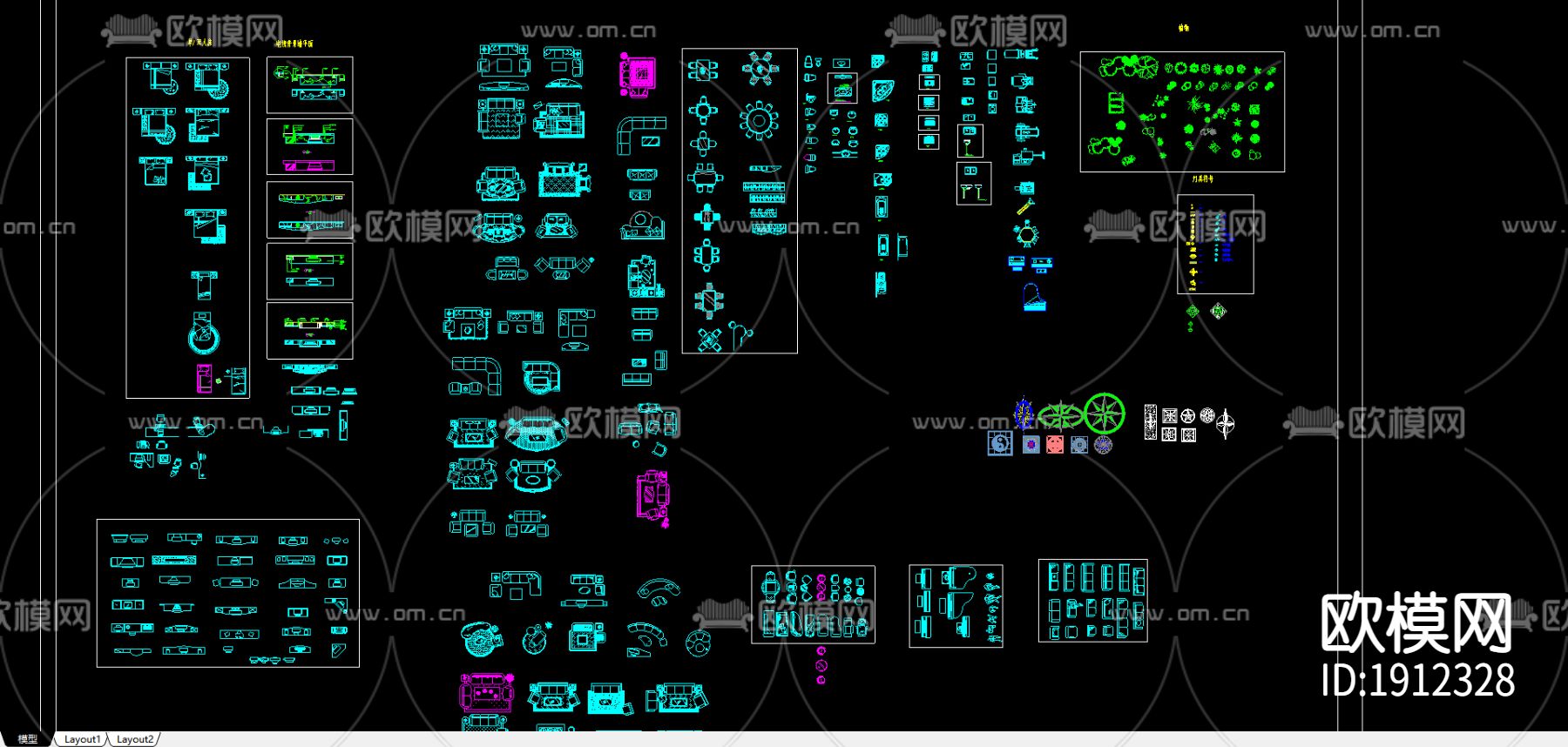 常用室内cad图库下载