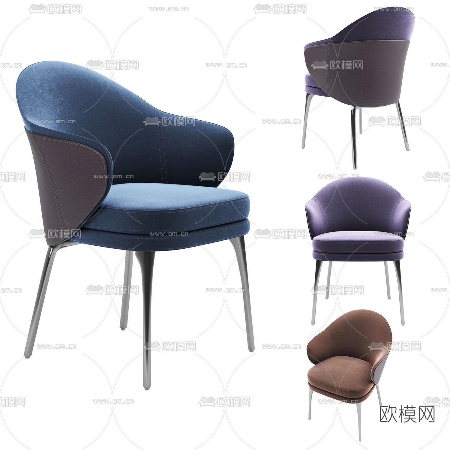 现代单椅免费3d模型