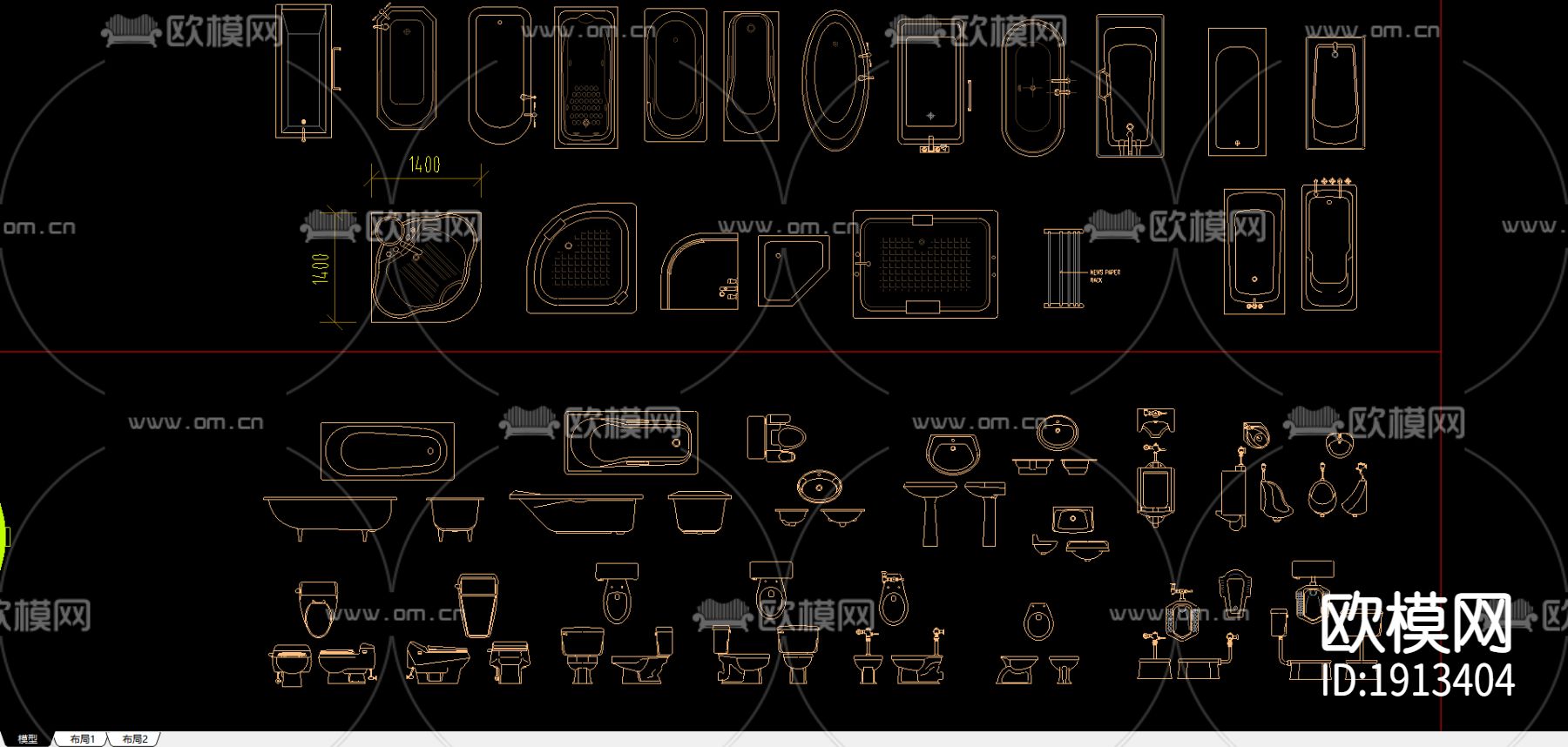 HBA平面图库下载
