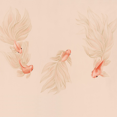  新中式金鱼锦鲤壁纸 