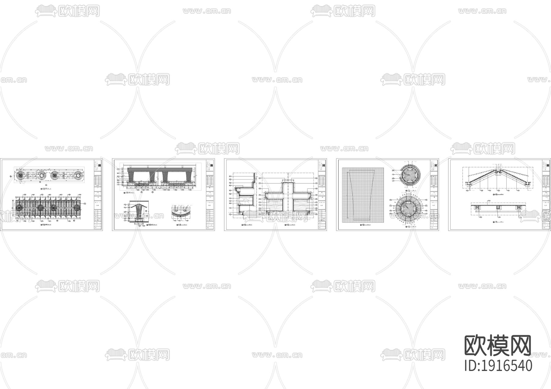 西餐自助餐台节点大样下载（渲染图2）