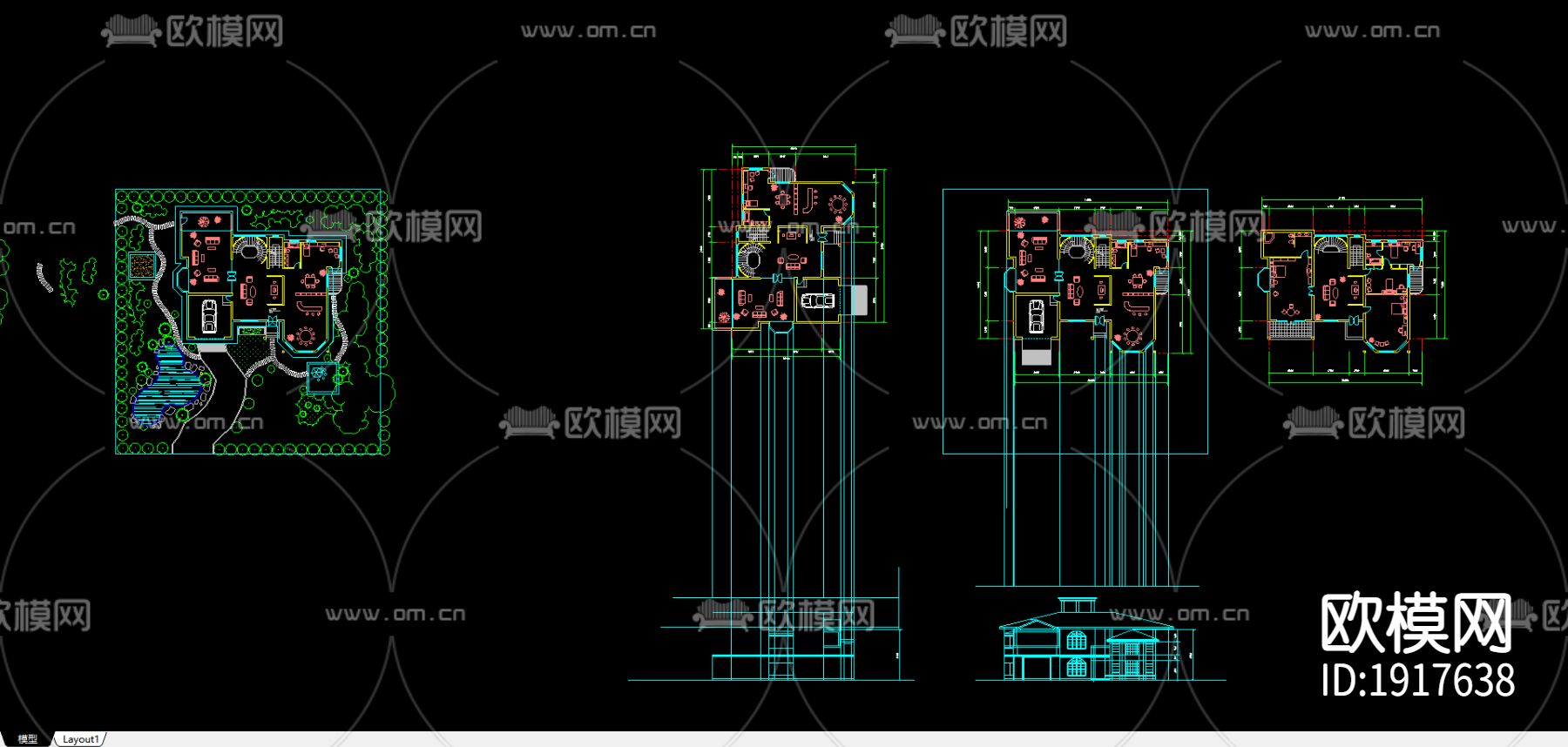 北京郊区别墅单体设计方案下载（渲染图4）