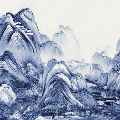 水墨字画3d贴图-装饰画3d贴图下载-3dmax模型免费下载-欧模网