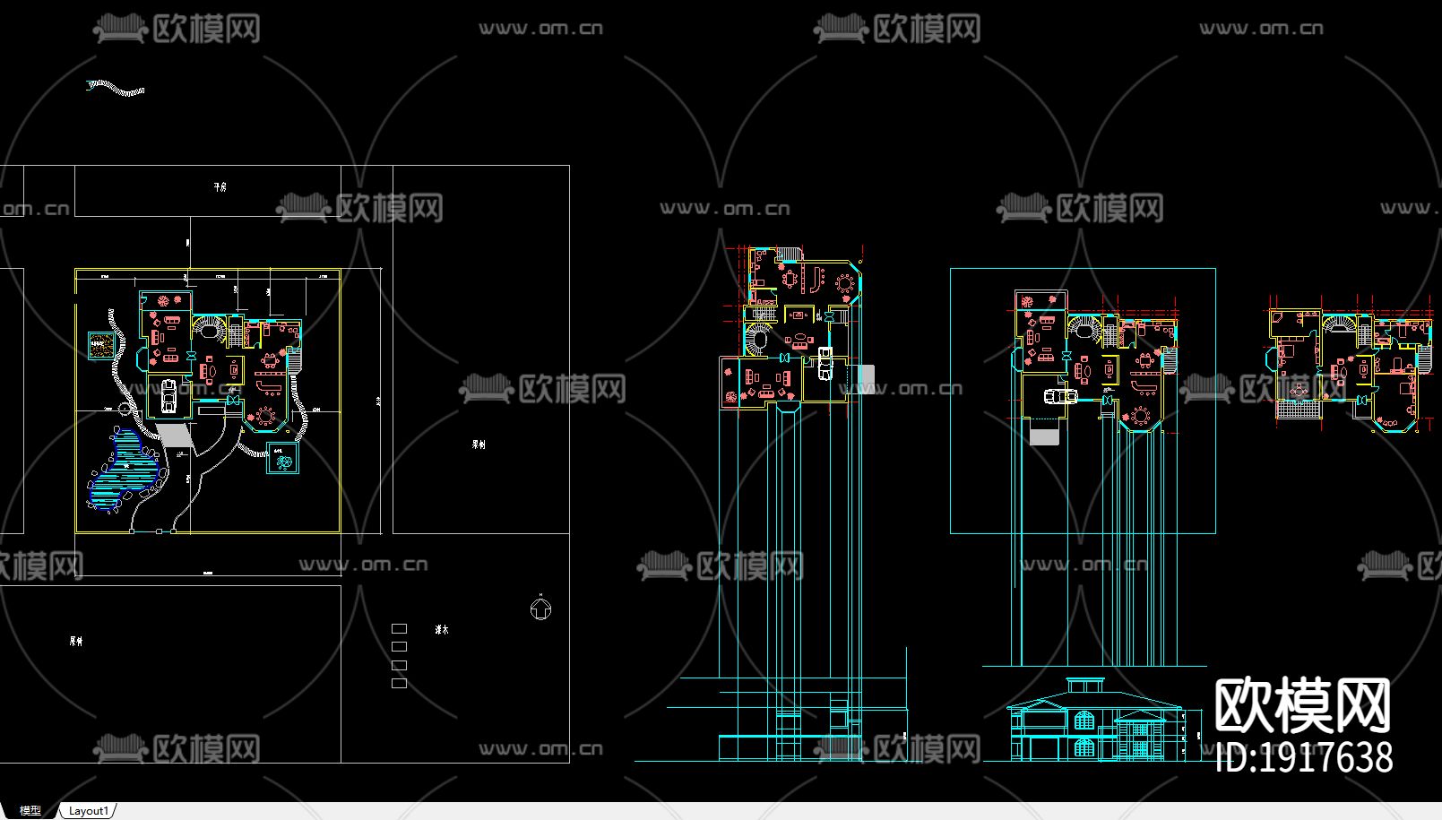 北京郊区别墅单体设计方案下载（渲染图3）