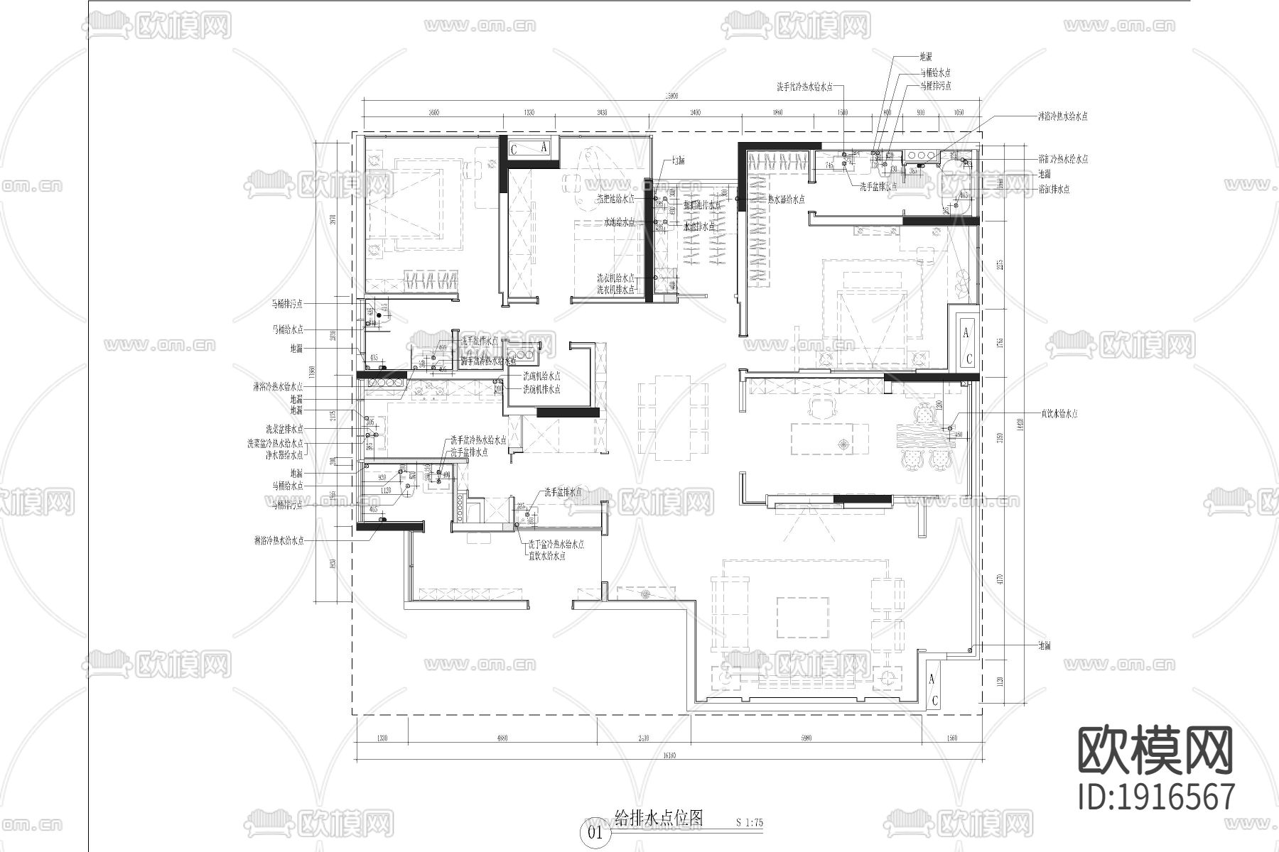 家居cad施工图下载（渲染图3）