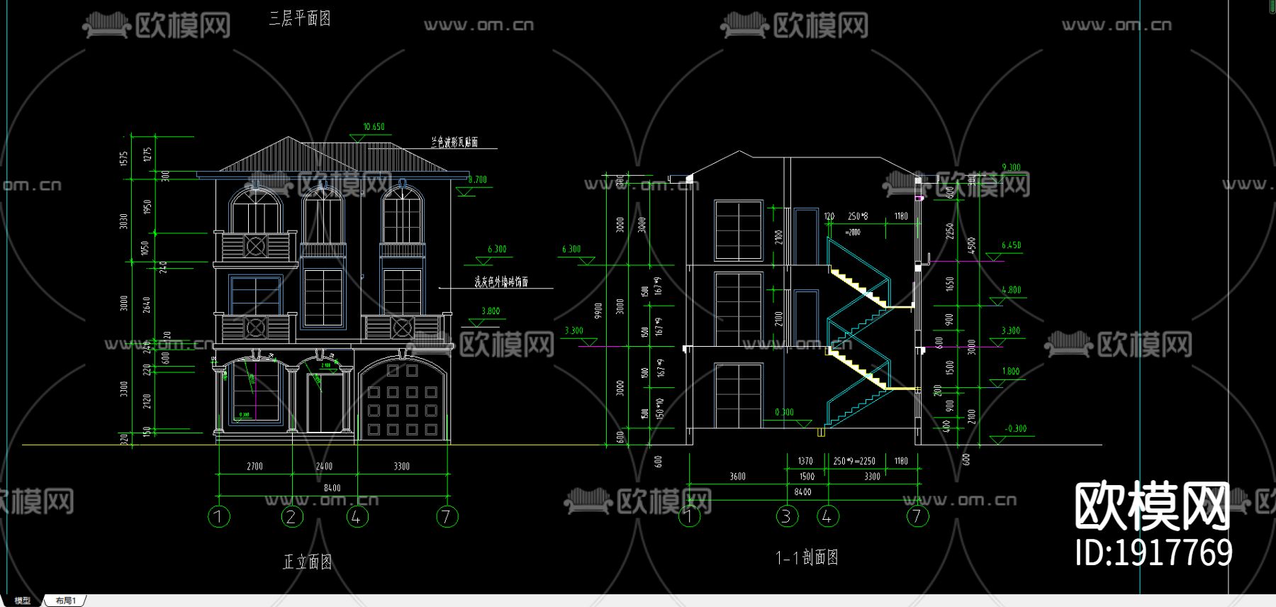 常德市柳叶湖度假区别墅下载（渲染图2）