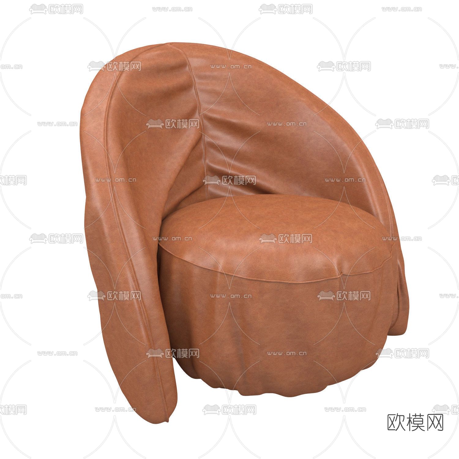 现代单人沙发免费3d模型下载