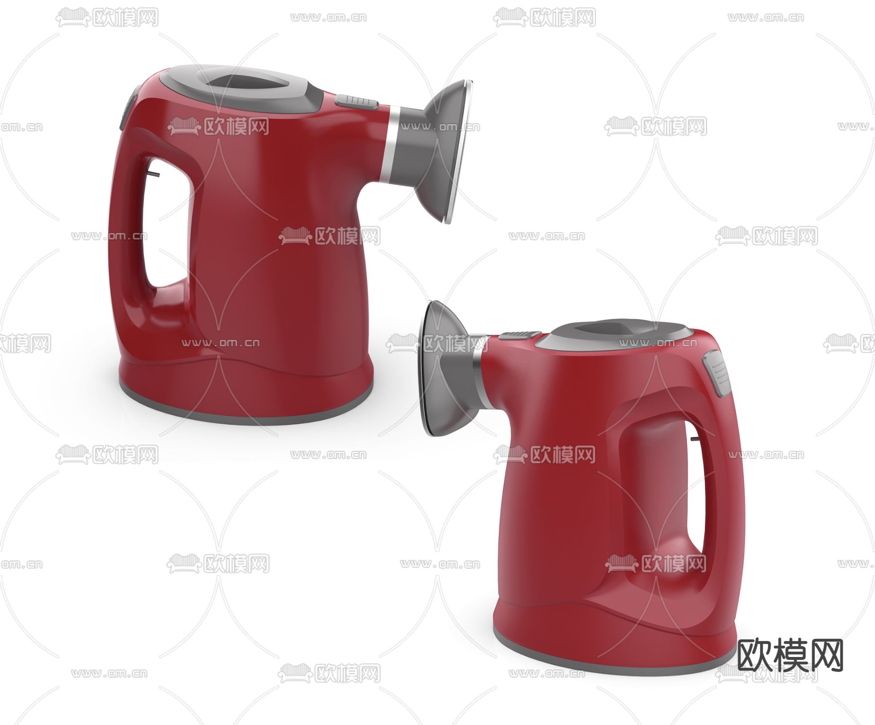 现代手持蒸汽挂烫机3d模型下载