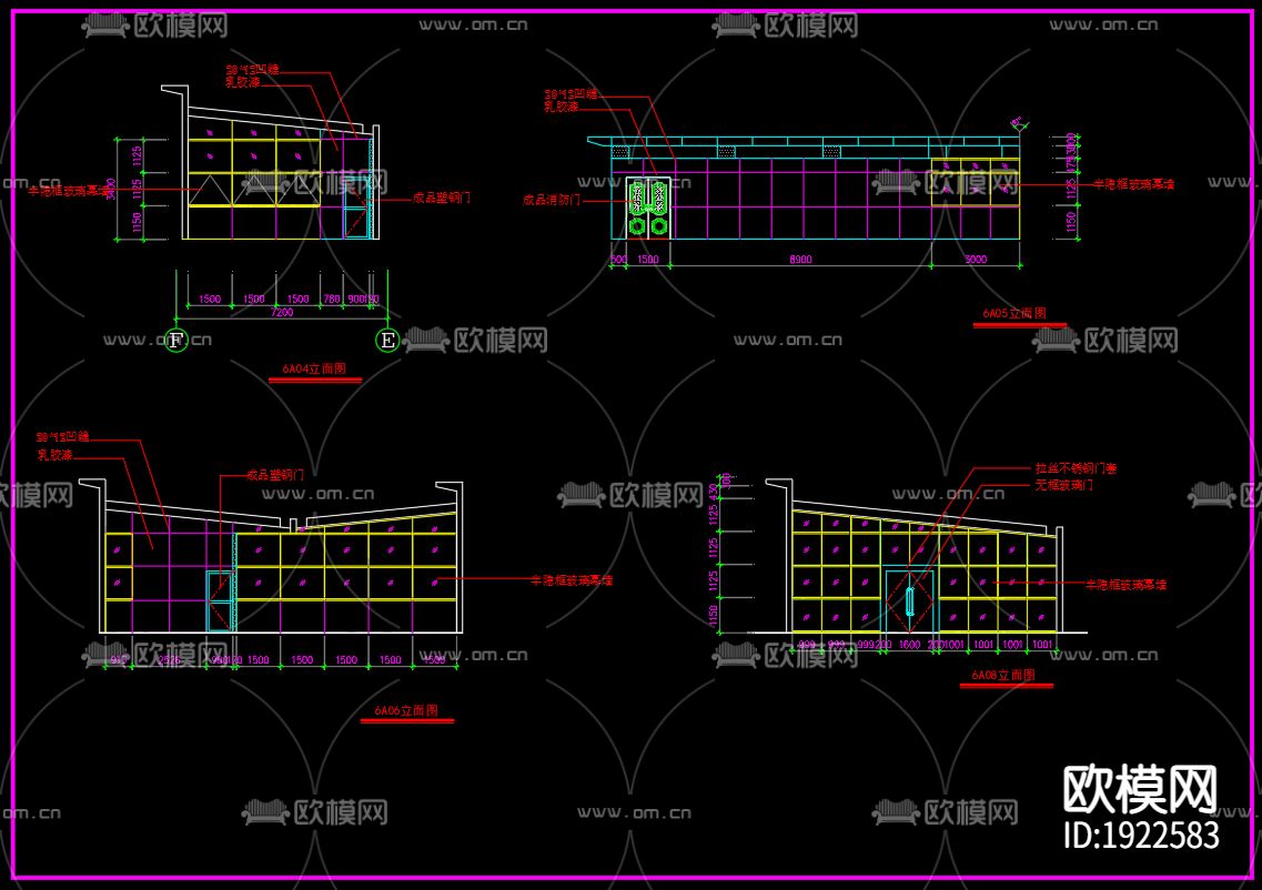 屋顶花园cad施工图下载（渲染图5）