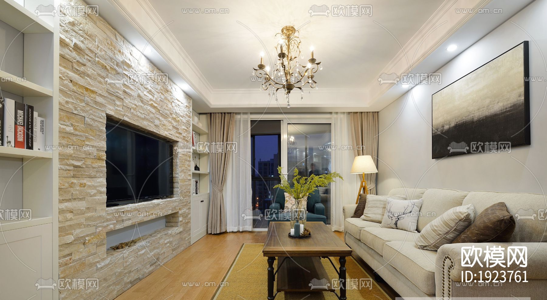 家装cad施工图下载（渲染图3）