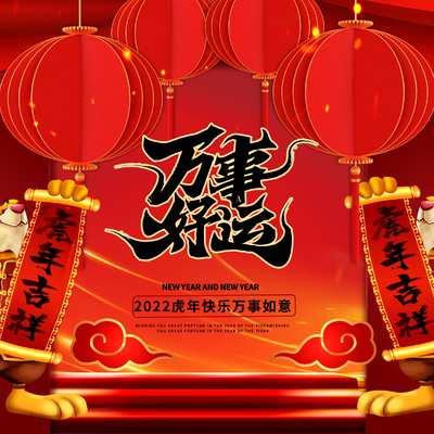  中国风国潮虎年海报 