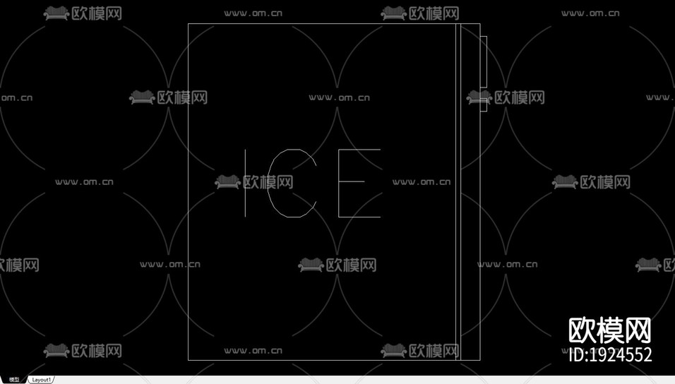 家居常用CAD图库下载(渲染图2)
