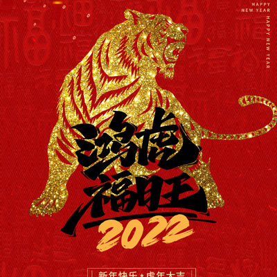  中国风国潮虎年海报 