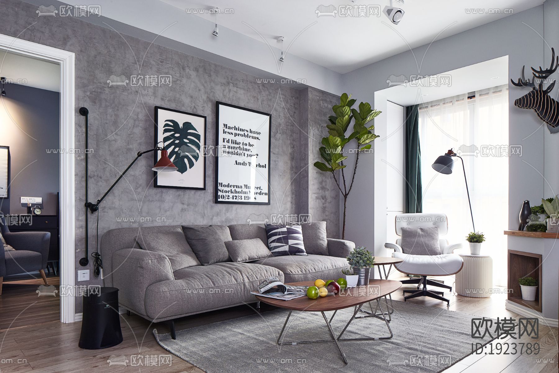 家装cad施工图下载（渲染图9）