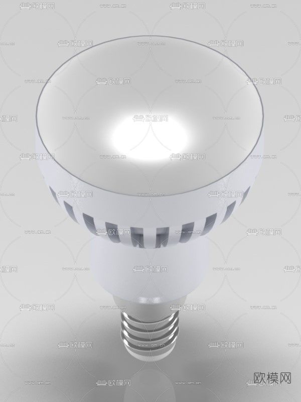 现代灯泡免费3d模型下载