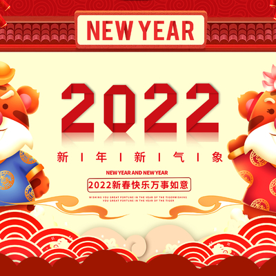  中国风国潮虎年海报 