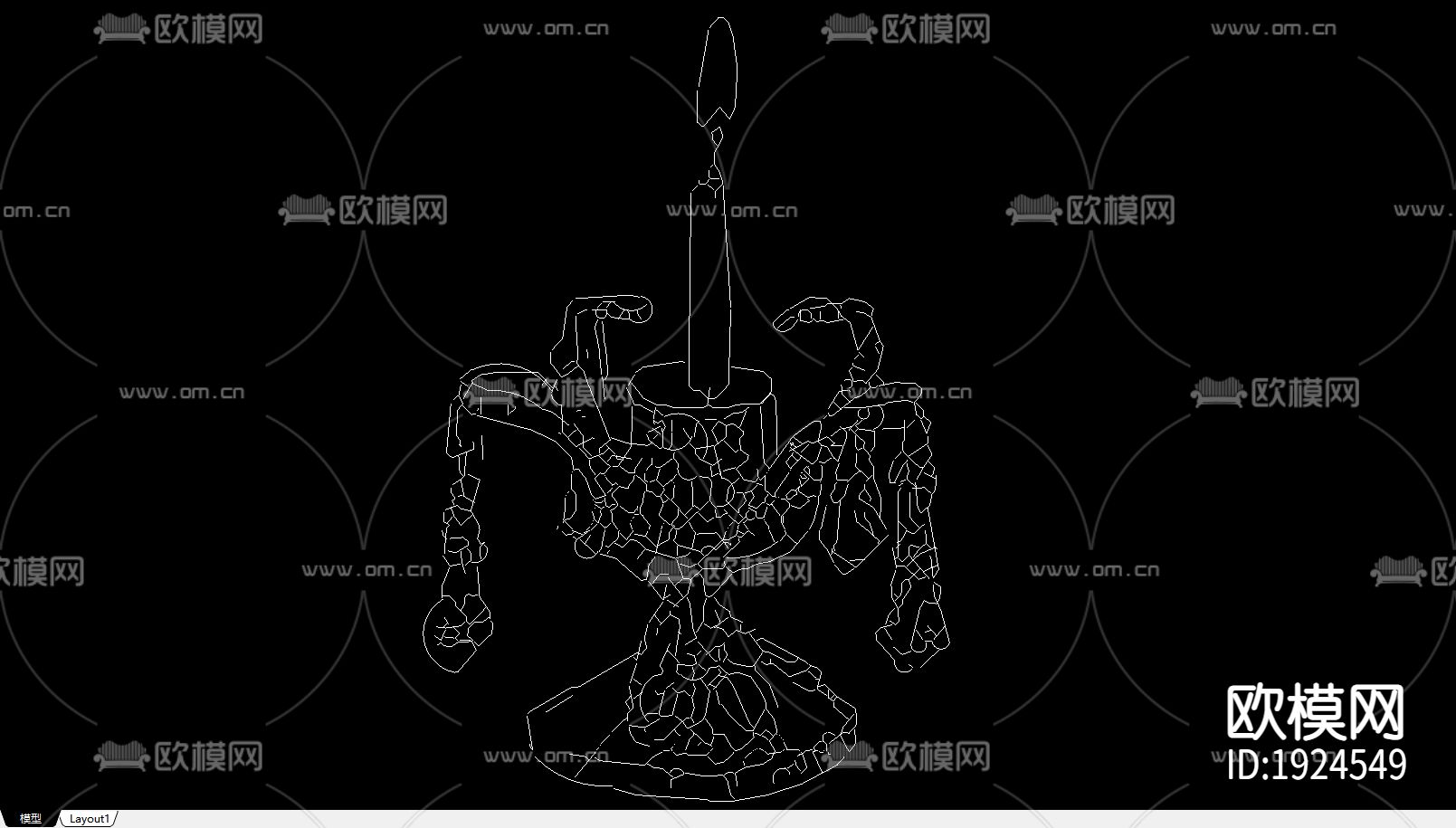 常用CAD图库下载（渲染图2）
