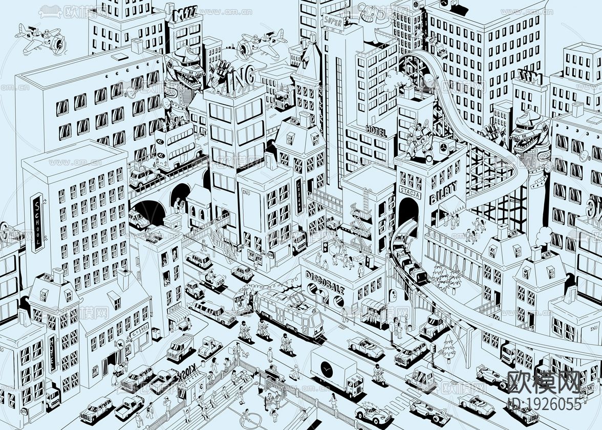 卡通壁纸下载（渲染图7）