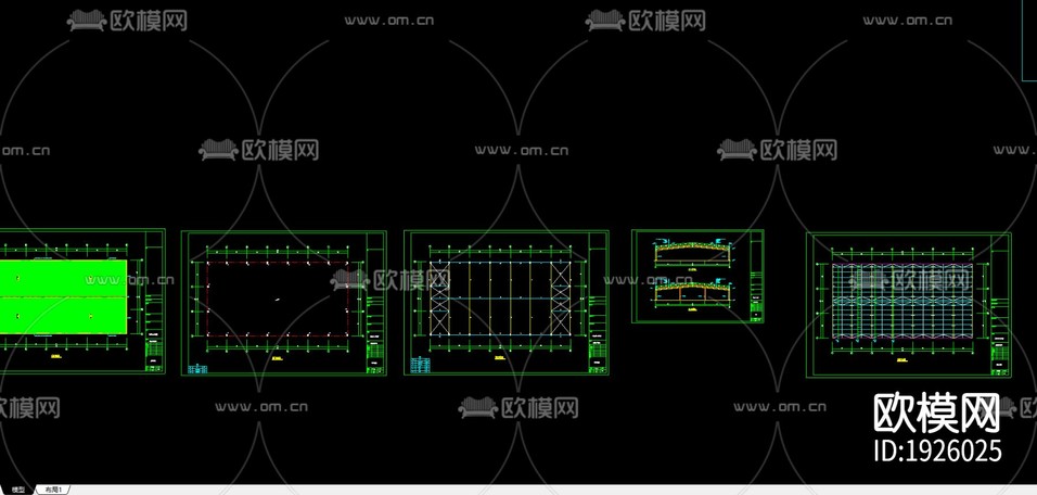 福建煉油化工廠cad施工圖下載(渲染圖4)
