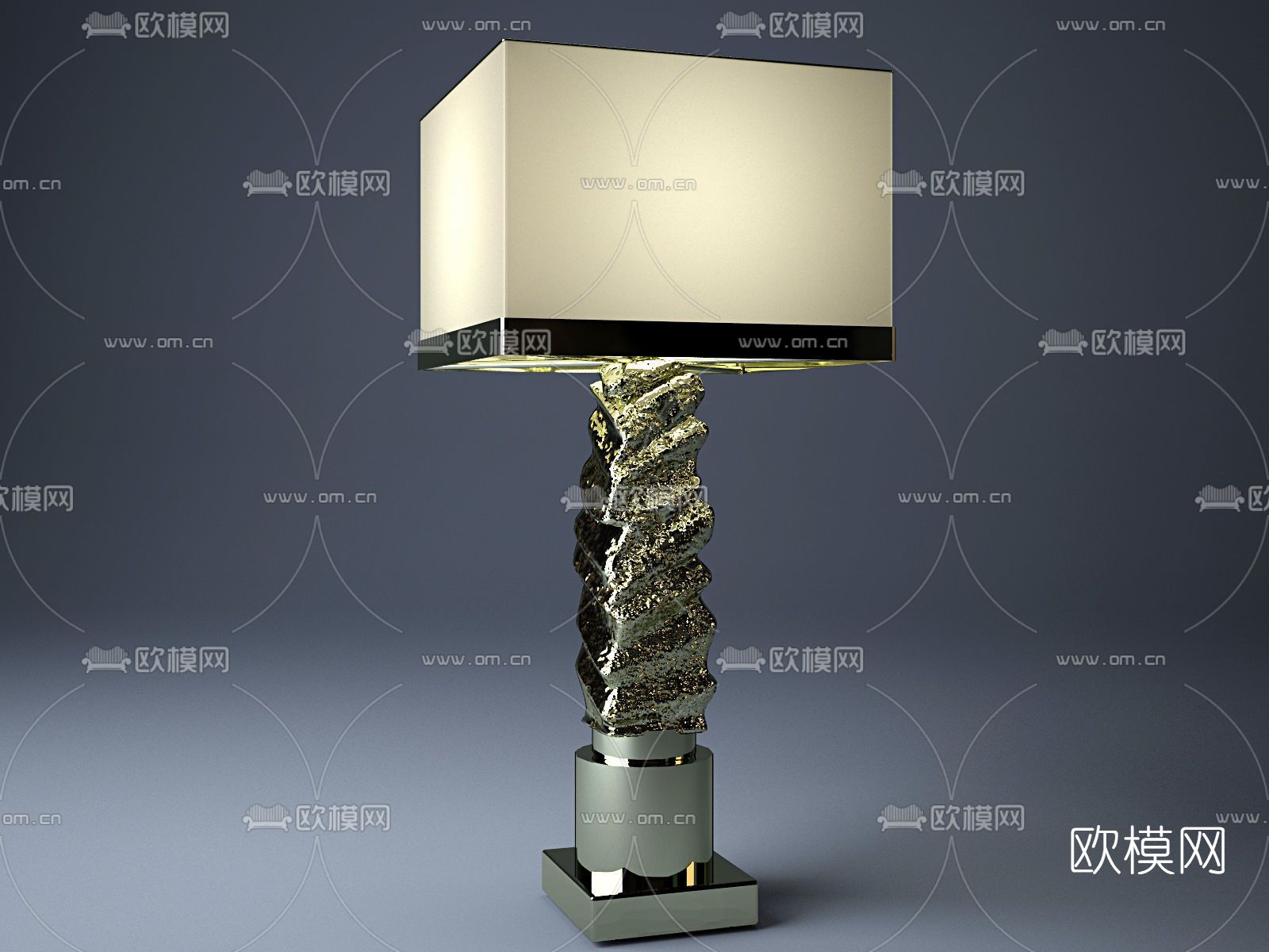 现代台灯免费3d模型下载