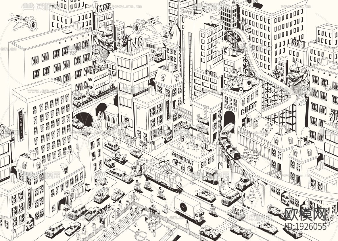 卡通壁纸下载（渲染图2）