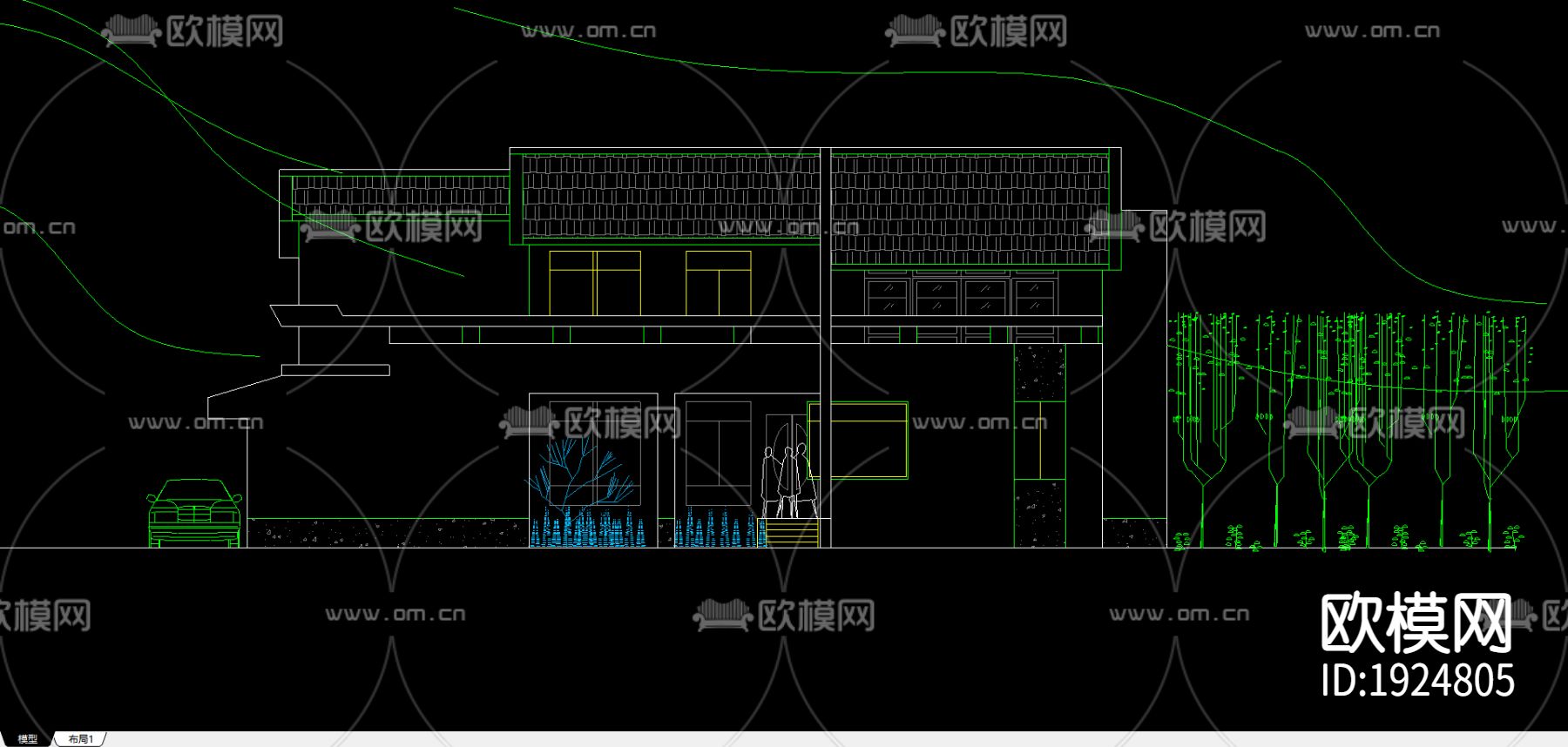 欧式小别墅下载（渲染图2）