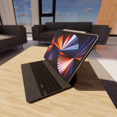  现代笔记本电脑su模型 