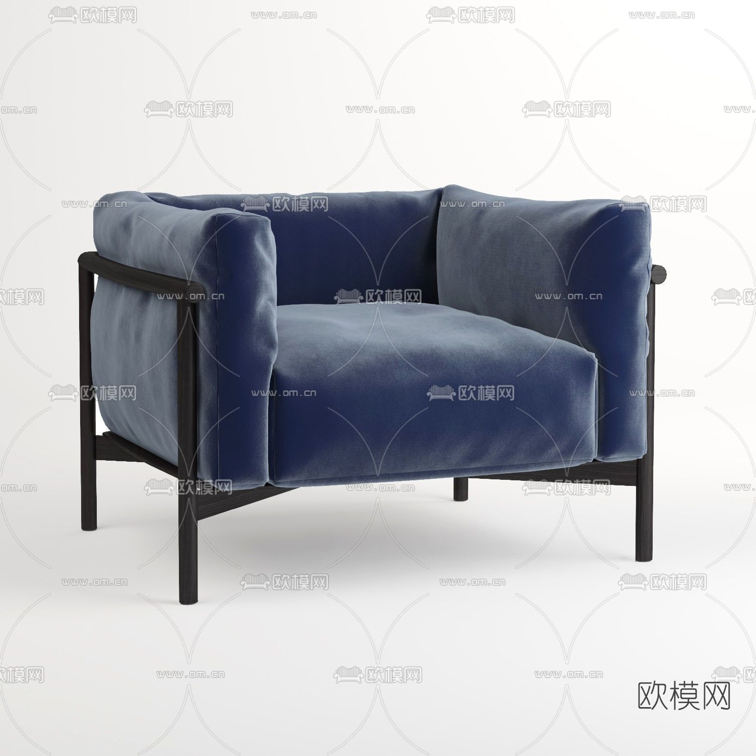 现代单人沙发免费3d模型下载