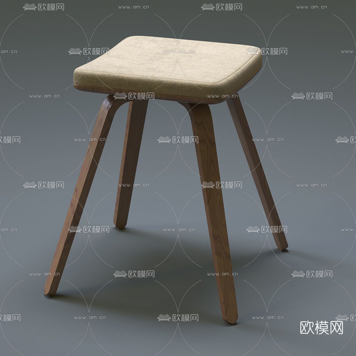 北欧凳子免费3d模型下载