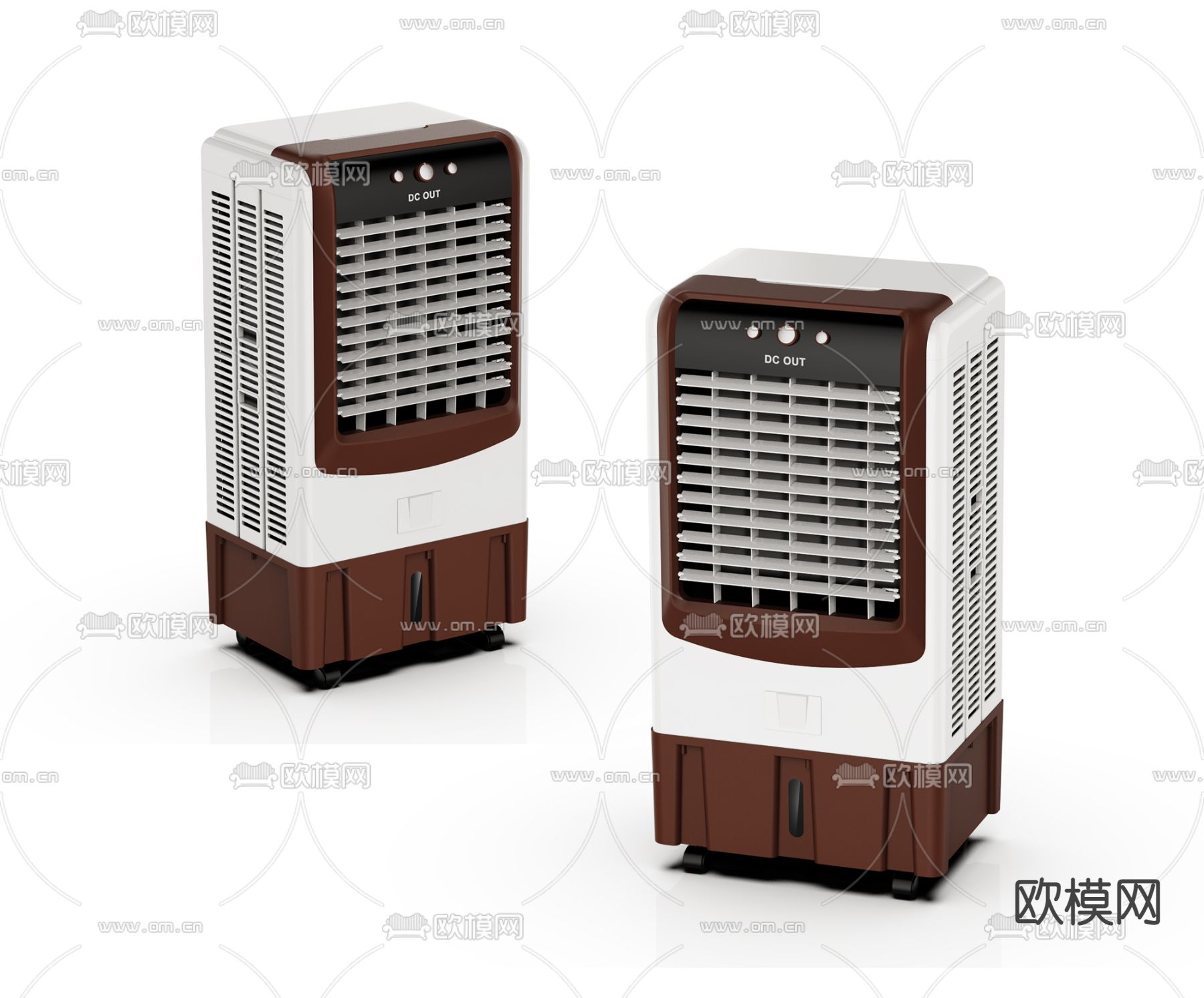 工业风冷风扇3d模型下载