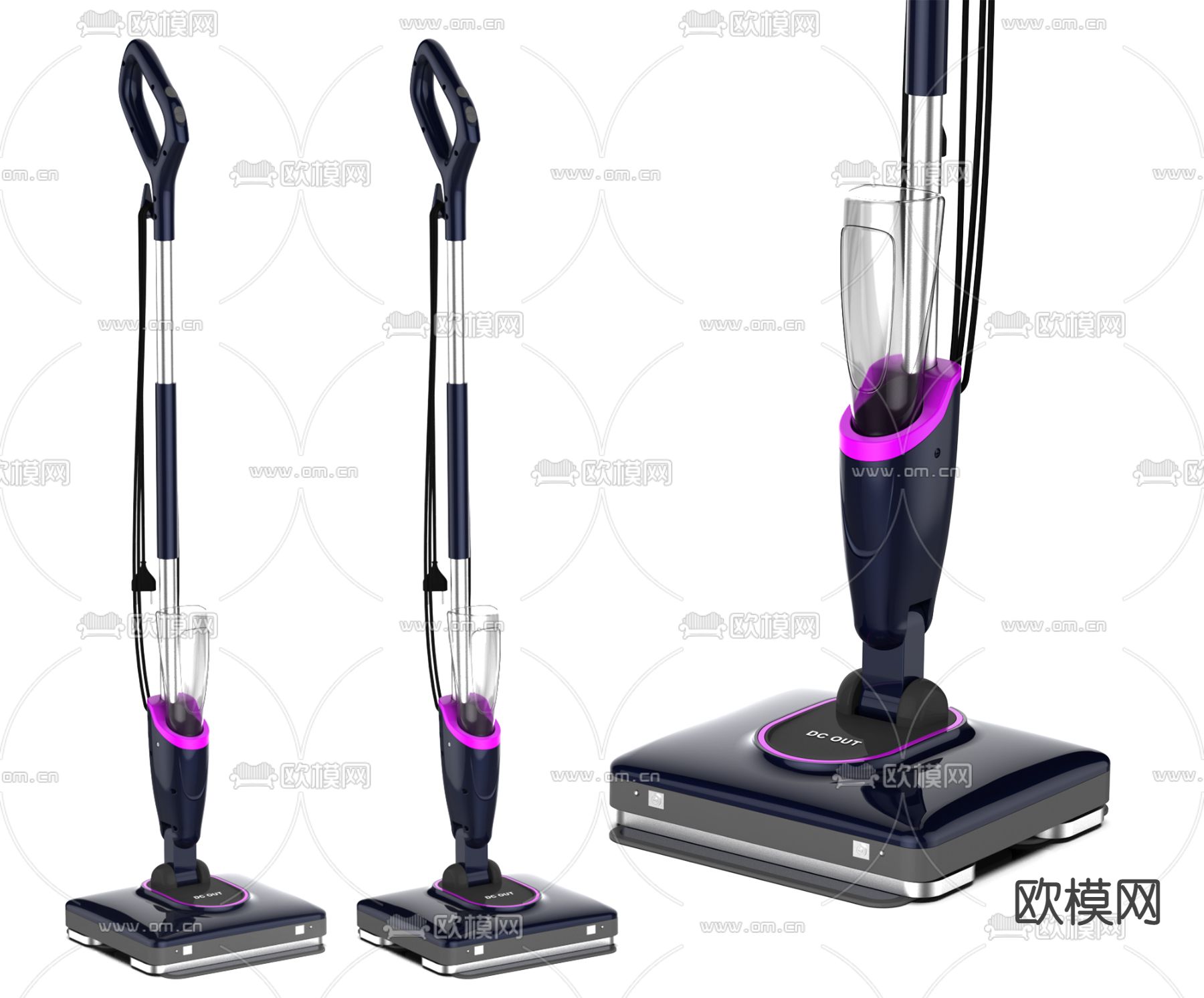 现代洗地机3d模型下载