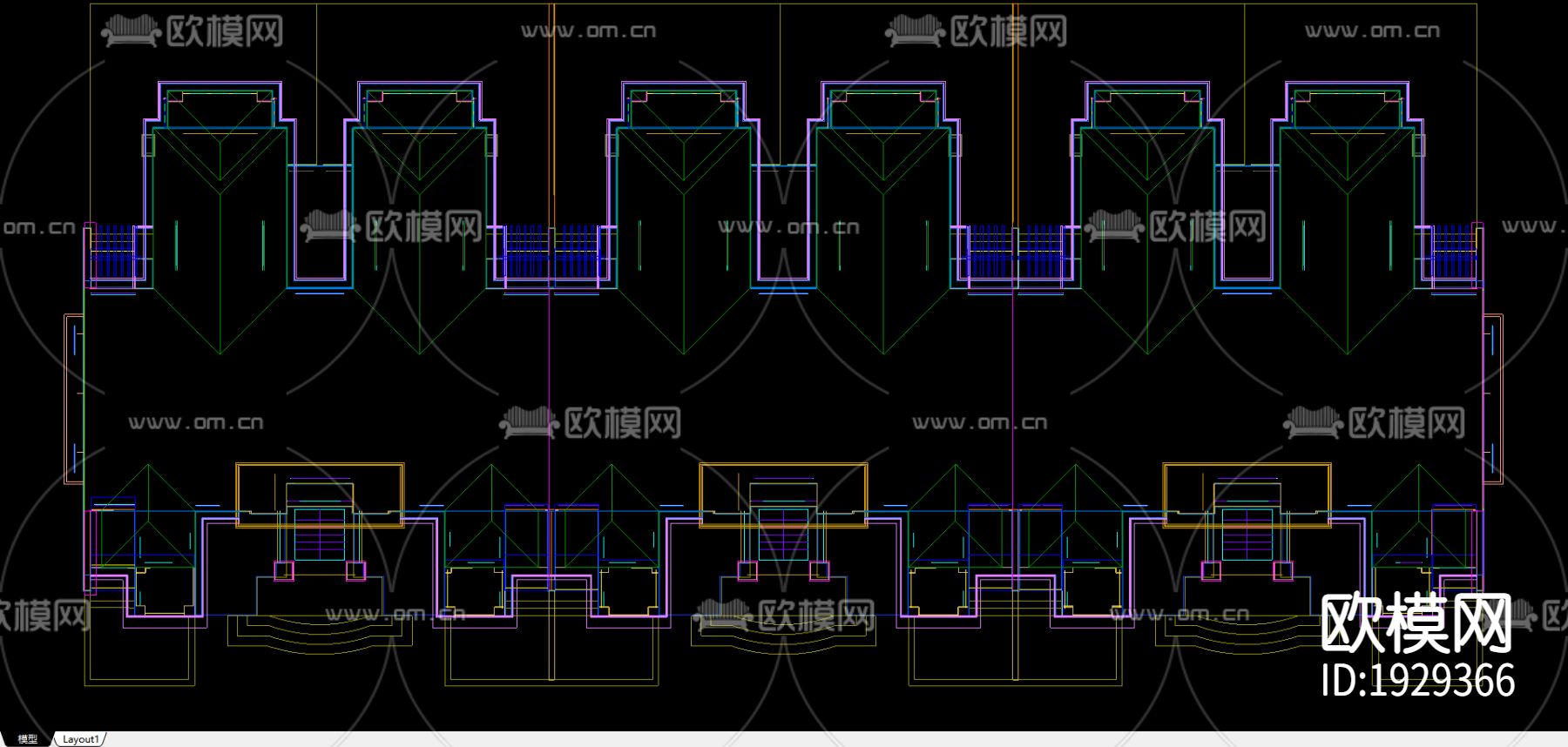 中国建筑科研院cad规划图下载（渲染图2）