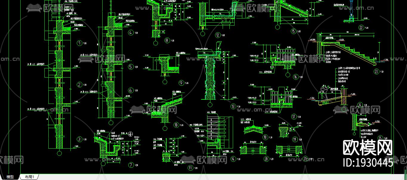cad大样图下载（渲染图2）