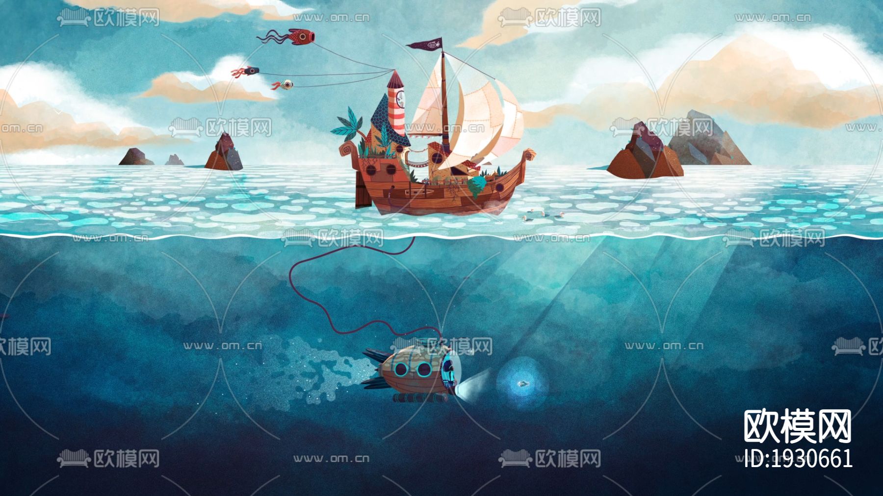 动漫壁画