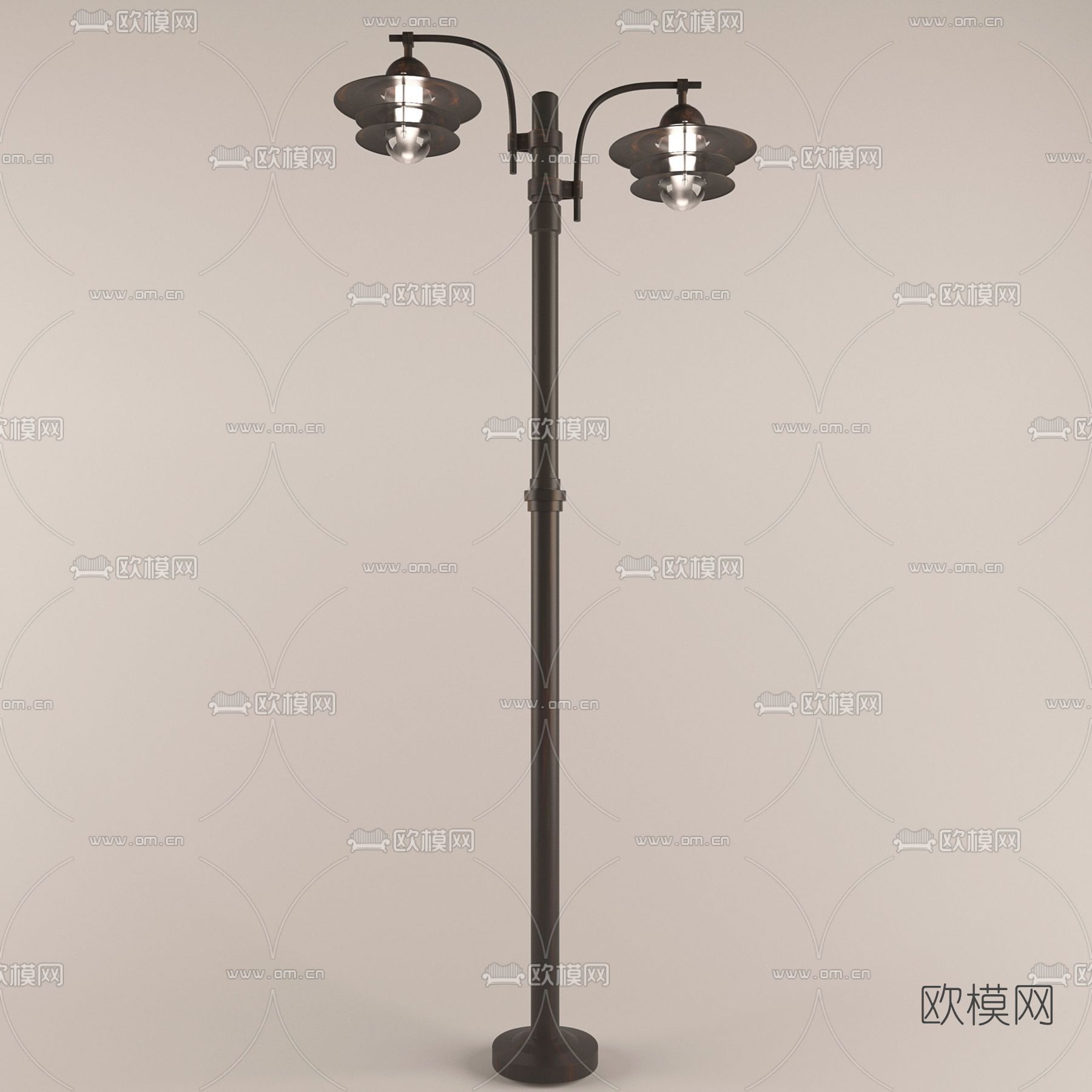 现代户外灯免费3d模型下载